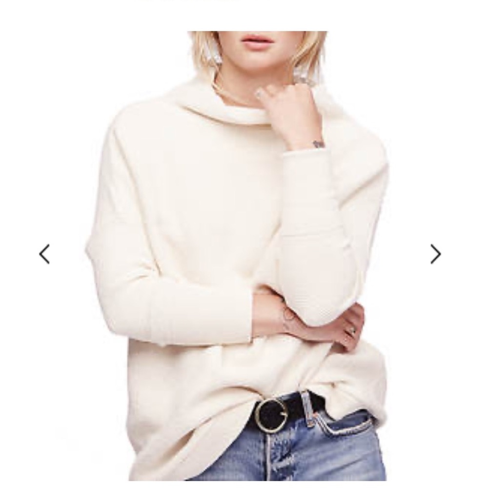 Free People Ottomon Slouchy Tunic in White